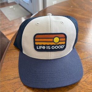 Life is Good trucker hat